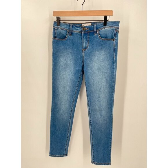 Free People High Rise Stretch Skinny Jeans Light Blue Wash Size 28 - Picture 2 of 12